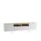 Manhattan Comfort Winston 70.86 TV Stand with 6 Shelves in White and Cinnamon 223851 - alternate 4